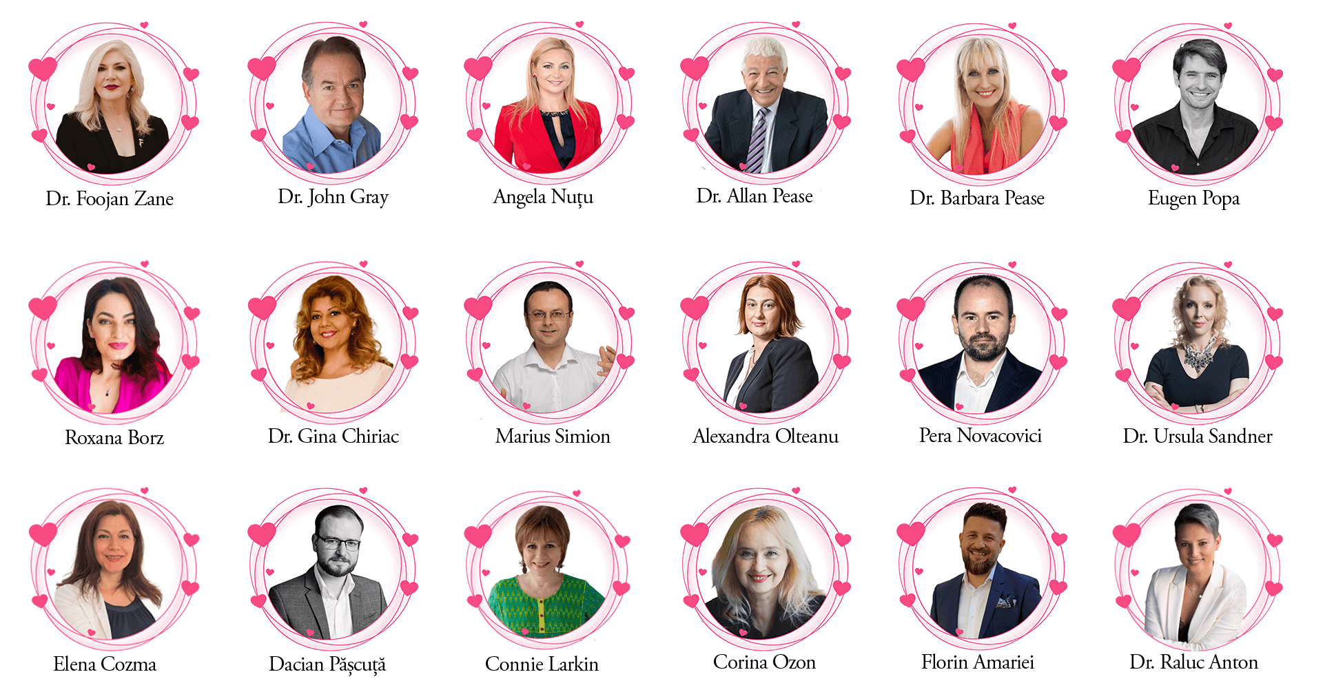 Relatii Sanatoase Summit International - Speakeri 