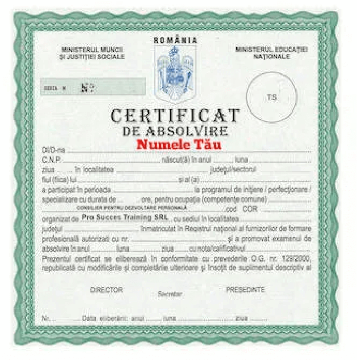 certificare 1